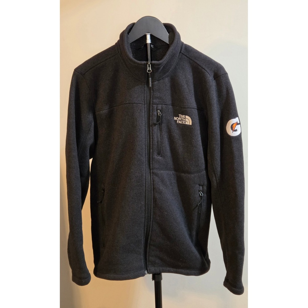 The North Face Gordon Lyons Full Zip Jacket Mens Size Medium Black Gatorade